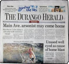 This move to Colorado started a dedicated. . The durango herald